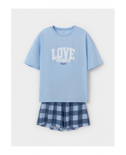 МП 20143/голубой 1124 Н026.2 пижама