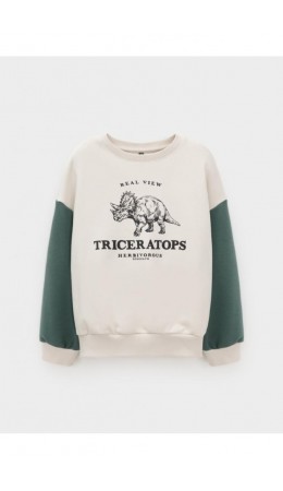 КР 302851/светло-бежевый 0783 к606 джемпер (свитшот)