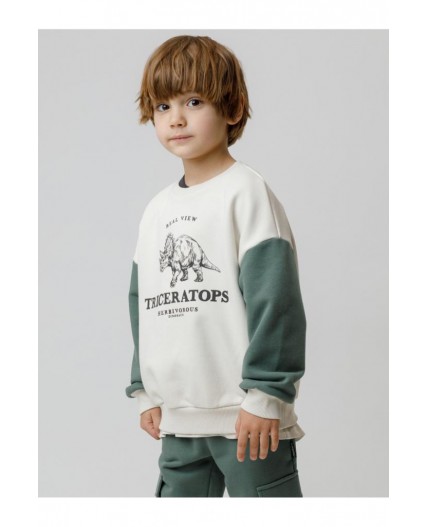 КР 302851/светло-бежевый 0783 к606 джемпер (свитшот)