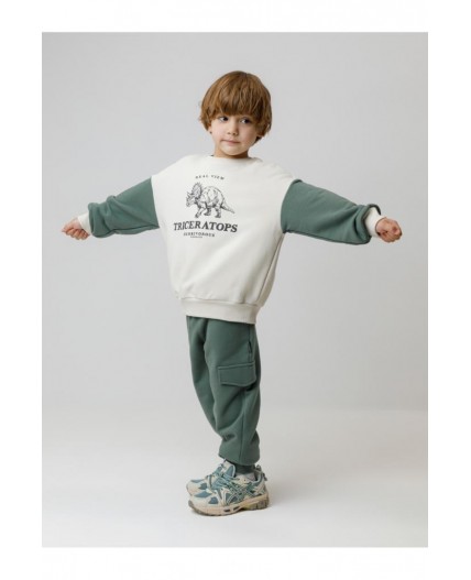 КР 302851/светло-бежевый 0783 к606 джемпер (свитшот)