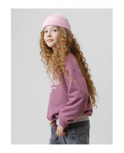 КР 302827/темная орхидея к595 джемпер (свитшот)