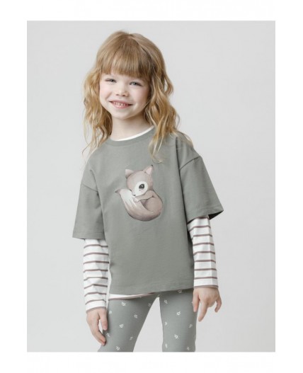 КР 302902/хаки 6206 к663 фуфайка (футболка)