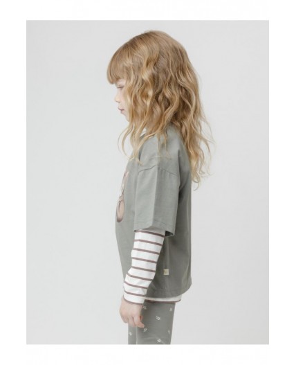 КР 302902/хаки 6206 к663 фуфайка (футболка)