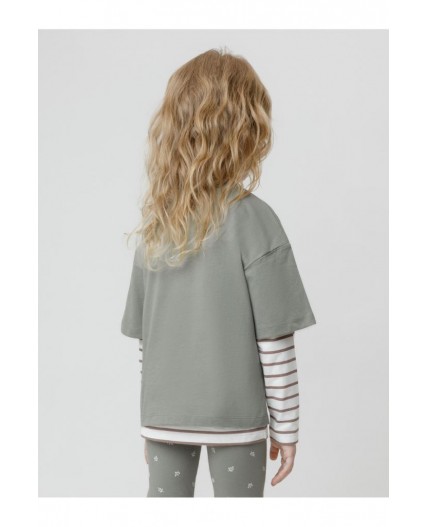 КР 302902/хаки 6206 к663 фуфайка (футболка)