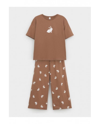 МП 1657-1/шоколадный 1230 Н111 пижама