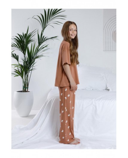 МП 1657-1/шоколадный 1230 Н111 пижама