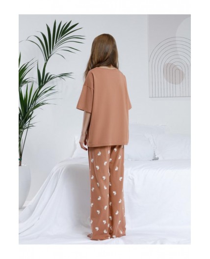 МП 1657-1/шоколадный 1230 Н111 пижама