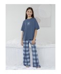 МП 1657-1/синий 4027 Н026.2 пижама