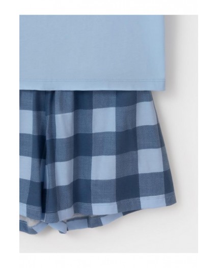 МП 1658-1/голубой 1124 Н026.2 пижама