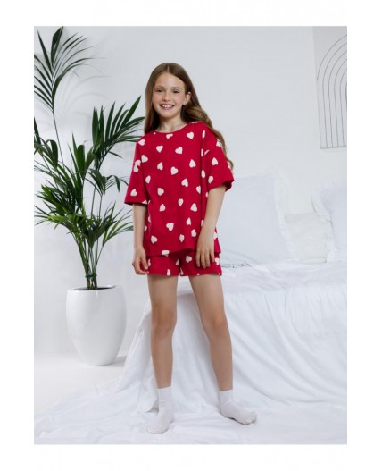 МП 1655-1/красный С053 Н055.3 пижама