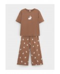 МП 1657/шоколадный 1230 Н111 пижама