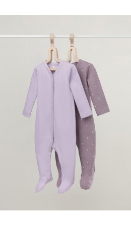 К 6523-2уп/нежно-лавандовый,морской туман набор комбинезон