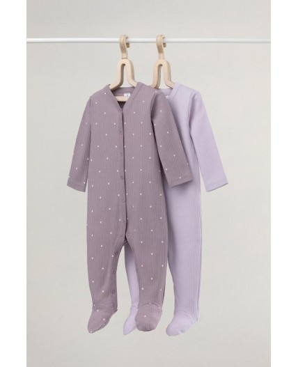 К 6523-2уп/нежно-лавандовый,морской туман набор комбинезон