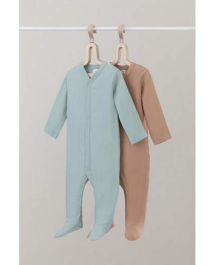 К 6523-2уп/голубая дымка,кунжут набор комбинезон (слип)