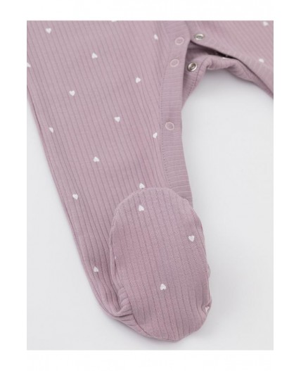 К 6523-2уп/сиреневый Н054.1,бело-розовый 1106 набор комбинезон (слип)