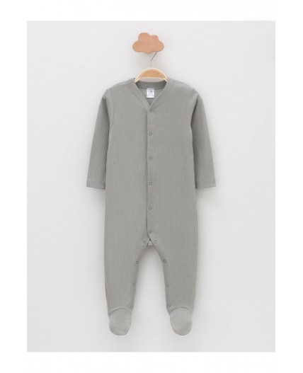 К 6523-2уп/тем.бежевый 1304,оливковый 0209 набор комбинезон (слип)