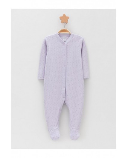 К 6523-2уп/фиолетовый Н063,сиреневый Н072 набор комбинезон (слип)