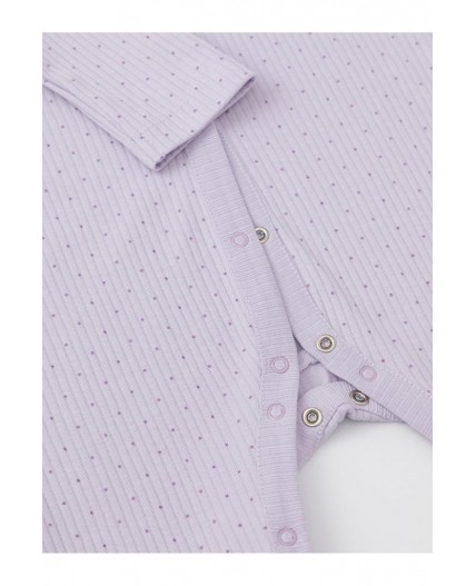 К 6523-2уп/фиолетовый Н063,сиреневый Н072 набор комбинезон (слип)