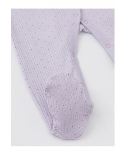 К 6523-2уп/фиолетовый Н063,сиреневый Н072 набор комбинезон (слип)