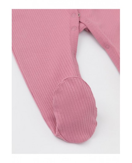 К 6523-2уп/розово-бежевый 1506,тем.розовый 1710 набор комбинезон (слип)