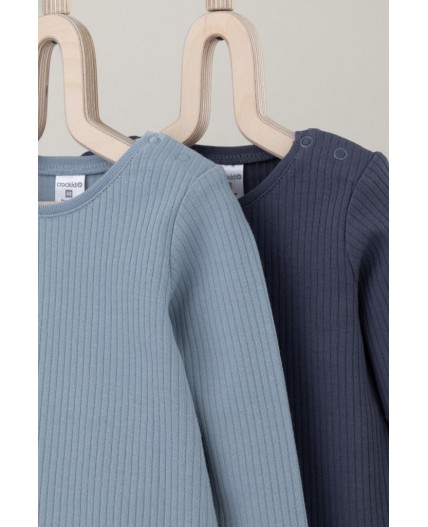 К 302520-2уп/пыльно-синий,стальной набор джемпер