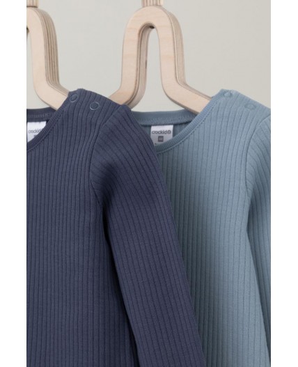 К 302520-2уп/пыльно-синий,стальной набор джемпер