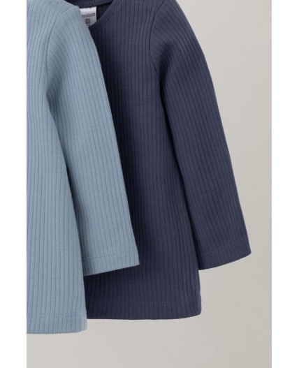 К 302520-2уп/пыльно-синий,стальной набор джемпер