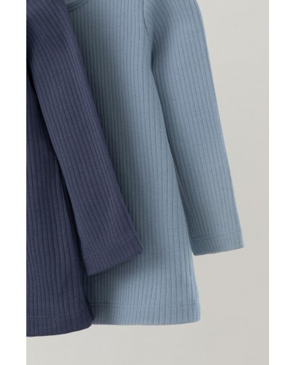 К 302520-2уп/пыльно-синий,стальной набор джемпер