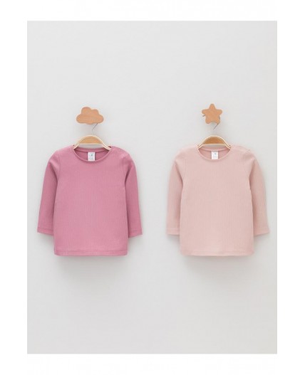 К 302520-2уп/розово-бежевый 1506,тем.розовый 1710 набор джемпер