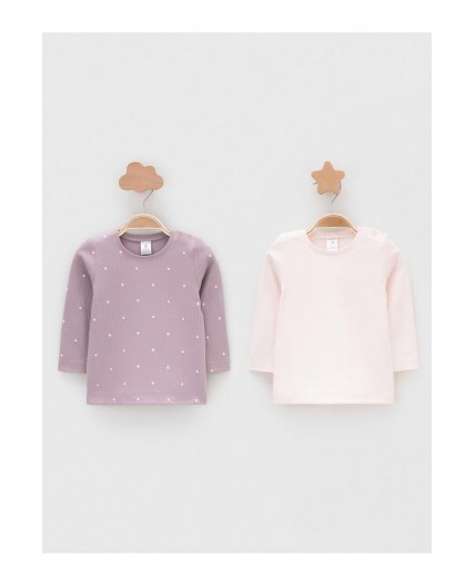 К 302520-2уп/сиреневый Н054.1,бело-розовый 1106 набор джемпер
