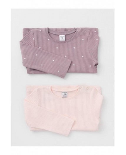 К 302520-2уп/сиреневый Н054.1,бело-розовый 1106 набор джемпер