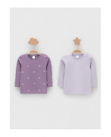 К 302520-2уп/фиолетовый Н063,сиреневый Н072 набор джемпер