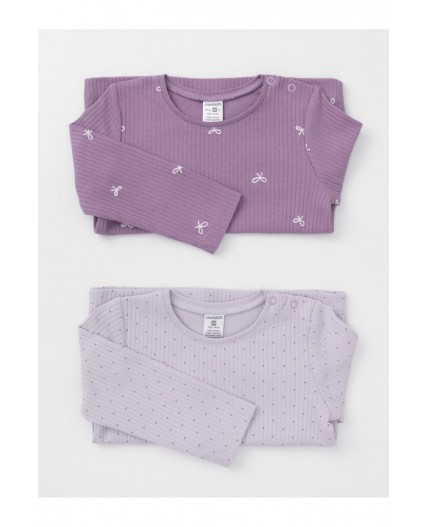 К 302520-2уп/фиолетовый Н063,сиреневый Н072 набор джемпер