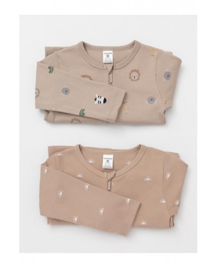 К 6522-2уп/зоопарк,маленькие солнышки набор комбинезон