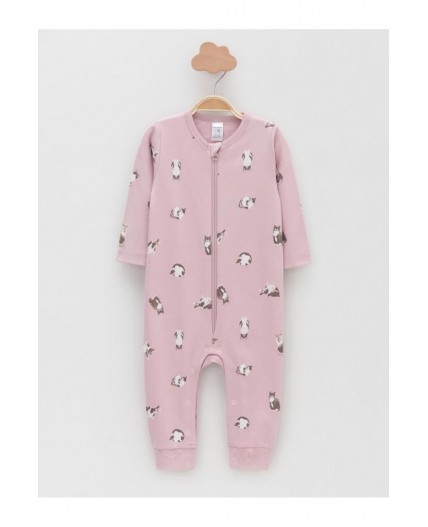 К 6522-2уп/розово-бежевый Н082,бело-розовый Н095 набор комбинезон