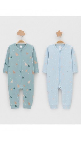 К 6522-2уп/голубой Н102,серо-голубой Н101 набор комбинезон