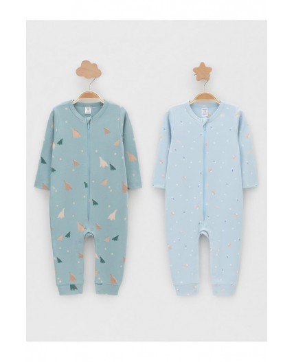 К 6522-2уп/голубой Н102,серо-голубой Н101 набор комбинезон