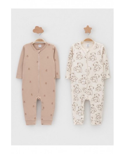 К 6522-2уп/молочный Н060,бежевый Н064 набор комбинезон