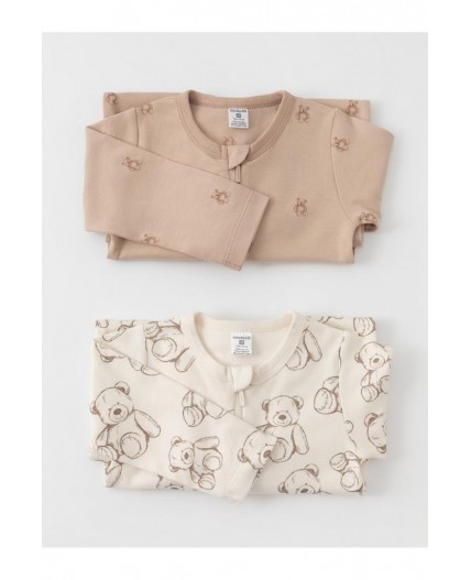 К 6522-2уп/молочный Н060,бежевый Н064 набор комбинезон