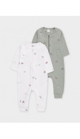 К 6522-2уп/хаки Н031.1,молочный Н103 набор комбинезон