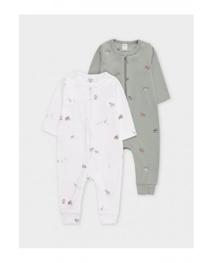 К 6522-2уп/хаки Н031.1,молочный Н103 набор комбинезон