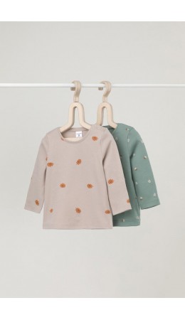 К 301944-2уп/дубовые листочки,мини желуди джемпер