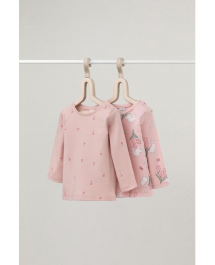 К 301944-2уп/зайчики и тюльпаны,цветочная поляна набор джемпер