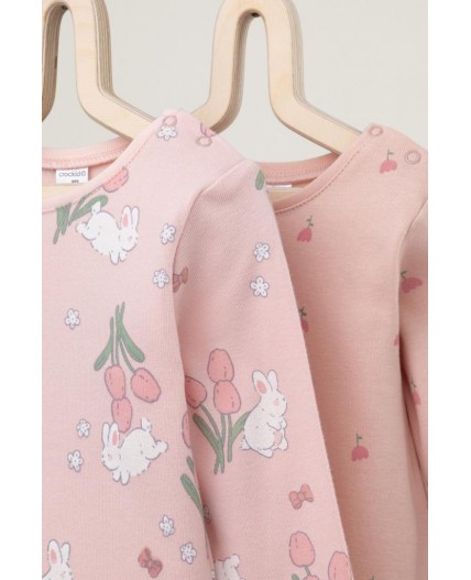 К 301944-2уп/зайчики и тюльпаны,цветочная поляна набор джемпер