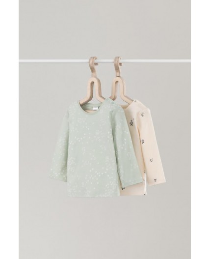 К 301944-2уп/зайчата на полянке,голубика и цветы набор джемпер