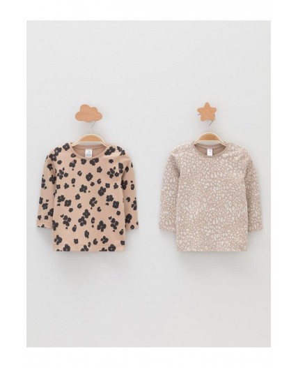 К 301944-2уп/тем.бежевый Н096,бежевый Н085.1 набор джемпер