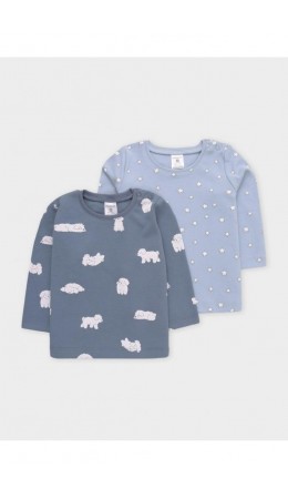 К 301944-2уп/серо-голубой Н100,синий Н052.3 набор джемпер