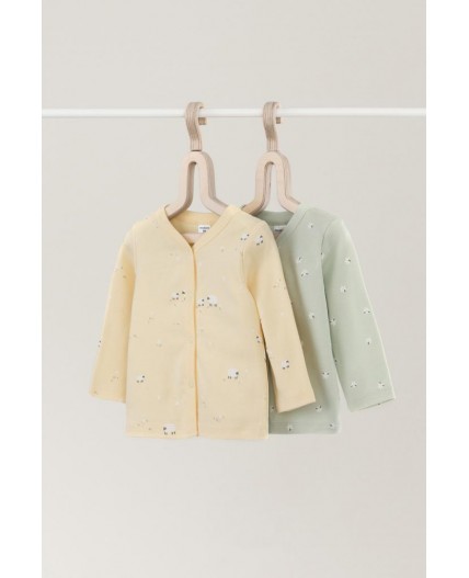 К 300450-2уп/маленькие овечки,поле с ромашками кофточка