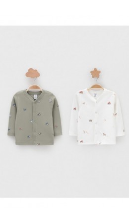 К 300450-2уп/хаки Н031.1,молочный Н103 набор кофточка