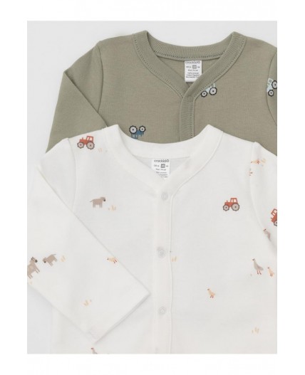 К 300450-2уп/хаки Н031.1,молочный Н103 набор кофточка